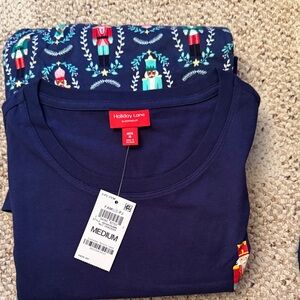 Holiday Lane Navy Blue Men's Pajamas